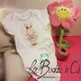 BODY abbigliamento neonato Dipinto a Mano PERSONALIZZATO idea regalo - 100 % cotone biologico