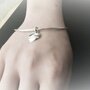 Bracciale a cerchio,bracciale a cerchio con ciondolo a cuore,regalo un bracciale a cerchio con cuore,bracciale per donna e ragazze,alla moda