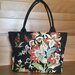 Borsa a spalla Elegante Super-Comoda di Obi /Kimono Seta100% Misura PC/ nero