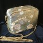 Borsa a tracolla  Elegante fatta con tessuto Obi /Kimono Seta100% filo d’Oro 