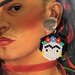 Orecchini di perline Frida Kahlo