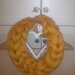 Wooly Infinity scarf Lana Gigante 100% merino - Chunky wool Lana Merino 21,5 micron Color Tuorlo d'uovo