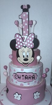 Torta Minnie  primo compleanno 