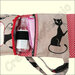 Pochette intima da borsa : gatto nero 