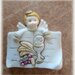 Stampo in silicone vangelo libro calice con angelo comunione  misura 4,5 cm