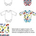cartamodello pdf baby body molto semplice da taglia 0 mesi a 24 mesi