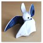 Pupazzo Sognastrello Bianco Tartan Blu - Fanta Pets by Nixie Creations