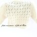 Giacchino / maglia / coprifasce  bimbo /bimba in pura lana merinos 100%