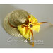 Bomboniere country:  cappellino di paglia con girasole