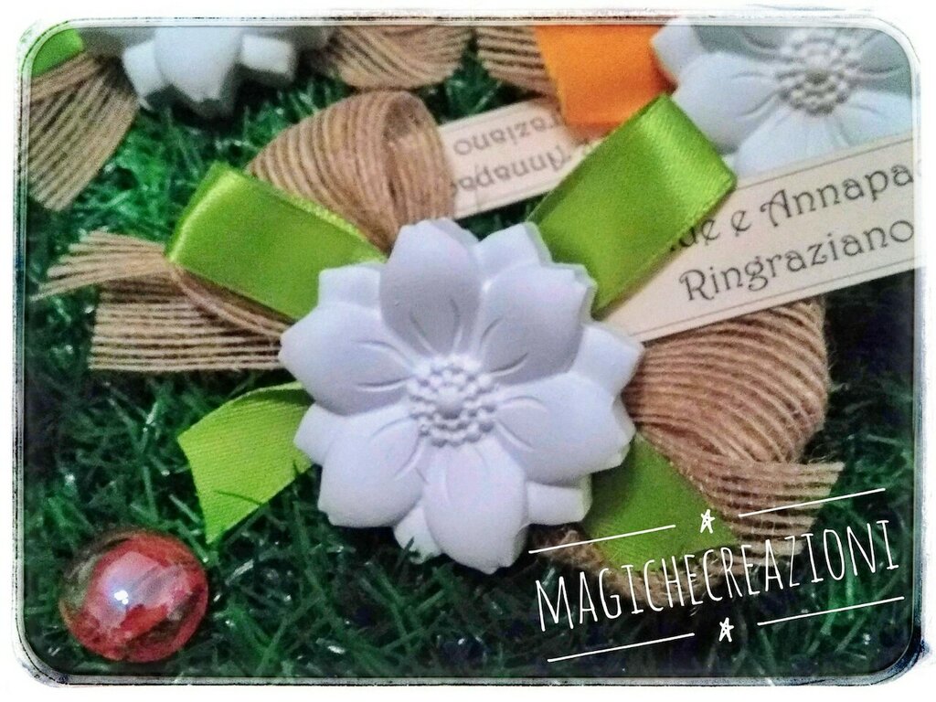 Lot De 50 Gessetti Mini Cake / Marque-places Gessi - Pour Bomboniere, Mariage, Baptême