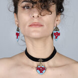 Collana siciliana collana girocollo barocca collana con
