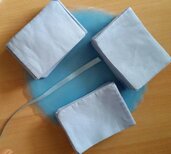 Inserzione riservata n. 30 sacchetti per confetti da ricamare a punto croce 