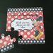 Mini puzzle personalizzabile regalino fine festa compleanno bimbi bimba minnie cartoni animati 