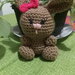 Coniglietto amigurumi bomboniera