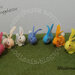 Cartamodello coniglietto segnaposto con sorpresa ovetto di cioccolato - bunny rabbit cucito creativo - sewing PDF pattern tutorial