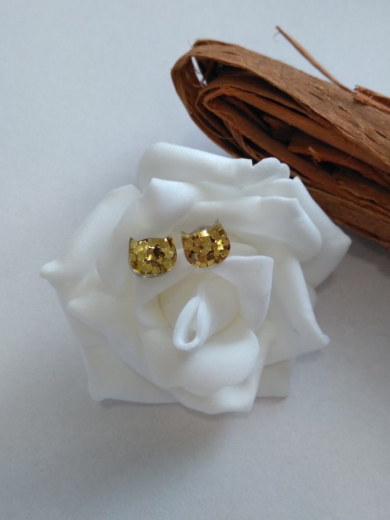 Orecchini Gatto In Argento 925 – Mini Orecchini A Lobo Per Donna, A Perno, Ipoallergenici, 7x6 Mm