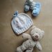 Cappellino neonato, scarpette neonato, set neonato lana,scarpine maglia,regalo nascita,corredino bebè,berrettino bimbo 