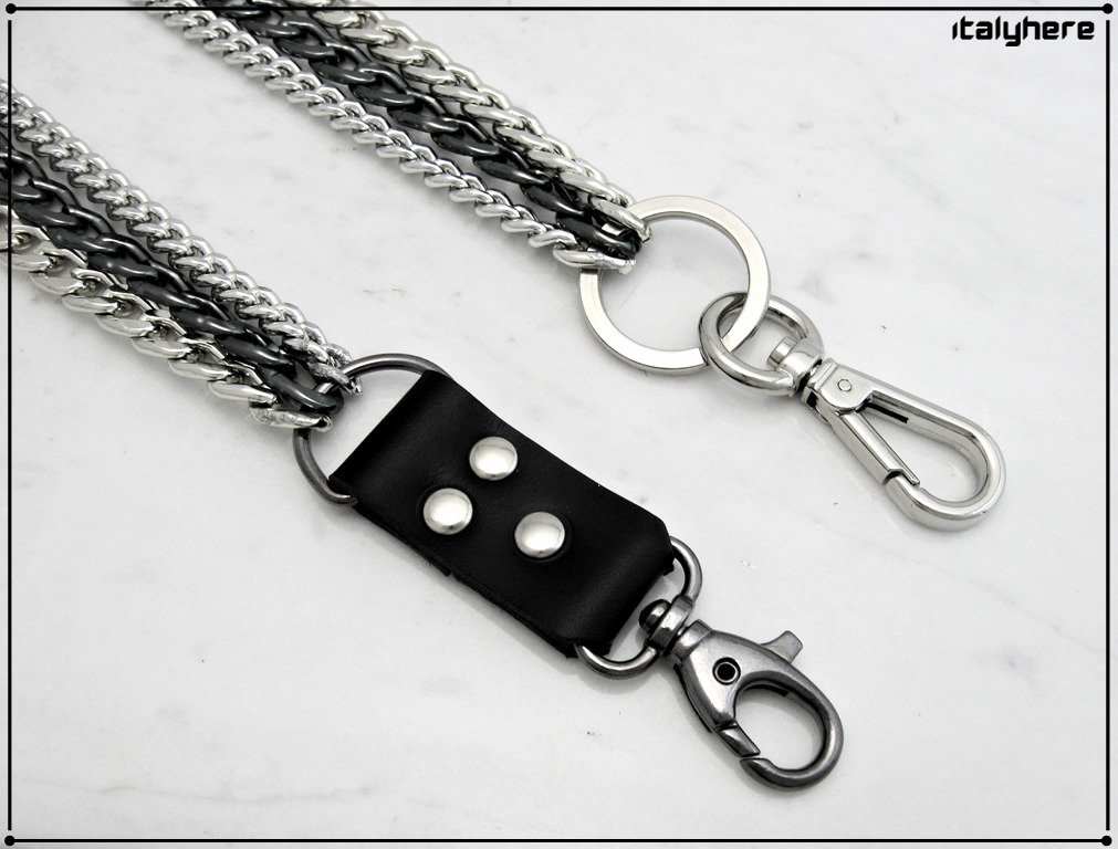 Catena Per Pantaloni Hip Hop Unisex - Stile Punk, Biker, Rock - Decorazione Per Jeans, Borse O Come Collana - Foto 11