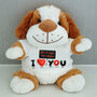 Peluche I love you personalizzato