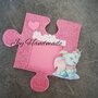 Cornice cornici porta foto puzzle gomma Eva glitter Dumbo personaggio cartoni festa compleanno 