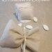 20 bomboniere in polvere di ceramica a forma di cuscini con anelli accompagnati da sacchettino a scelta