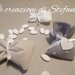 20 sacchetti porta confetti a scelta con cuore in polvere di ceramica nozze d'oro