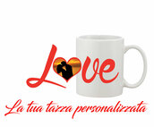 Tazza Mug Love Heart personalizzata