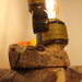 La Spada nella Roccia - lampada in legno, lampada da tavolo, lampada di design