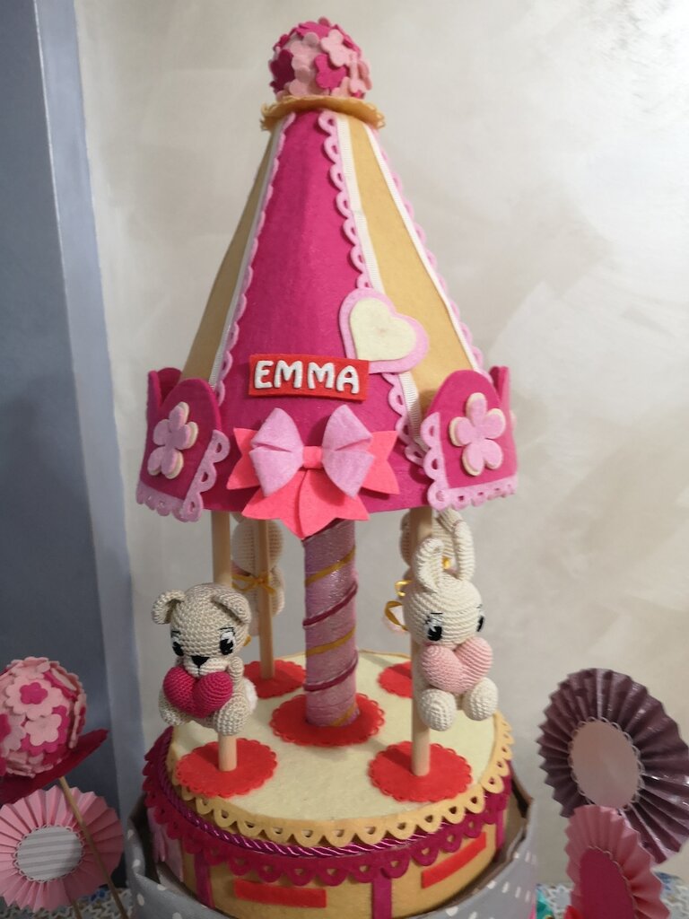 Torta Pannolini Neonato Unisex - Set Regalo Con Bavaglino, Calzini E Peluche Giraffa - Foto 8