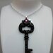 Collana Chiave Nera Strass + Omaggio 