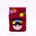 Portasigarette bordeaux Frida kahlo, per pacchetto da 20