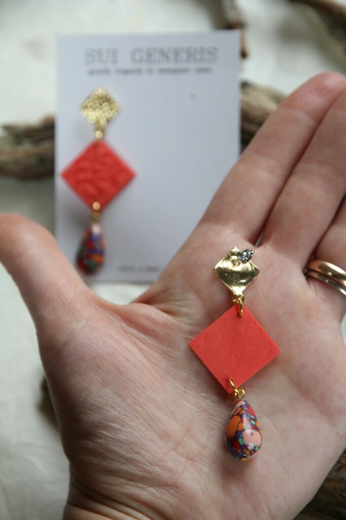 NEWEI Graziosi orecchini a forma di fenicottero rosa, regalo di San