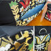 Set Elegante!:Borsa viaggio & Borsetta cosmetici fatte di Tessuto Obi/Kimono 100%seta ottimo per regalo!