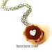 Collana pancakes con glassa e burro a forma di cuore - idea regalo kawaii handmade miniature 