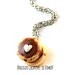 Collana pancakes con glassa e burro a forma di cuore - idea regalo kawaii handmade miniature 