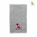 Asciugamano in spugna di cotone grigio Spiderman personalizzato con il nome, 50x30cm