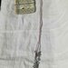 collana amuleto in filo di cotone con santino vintage