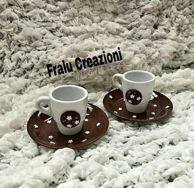 Set tazzine da caffè decorate Set tazzine da caffè decorate