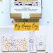 Happy Box_ MY HAPPY DAY_ Kit creativo fai da te per bambine per realizzare un mini album foto