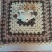 Copertina doudou uncinetto con orsetto amigurumi