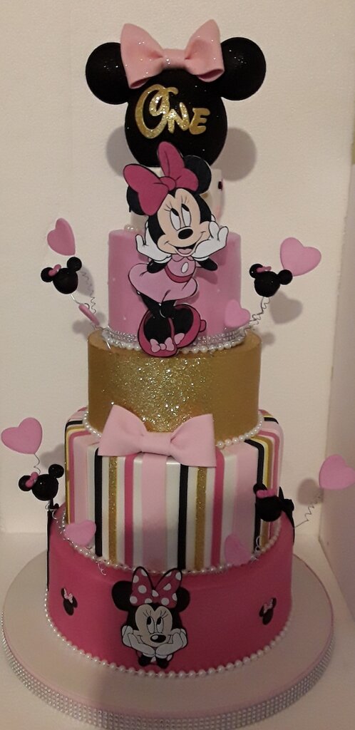 Torta Minnie primo compleanno