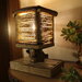 Cookie Box - lampada in legno, lampada fatta a mano, lampada di design