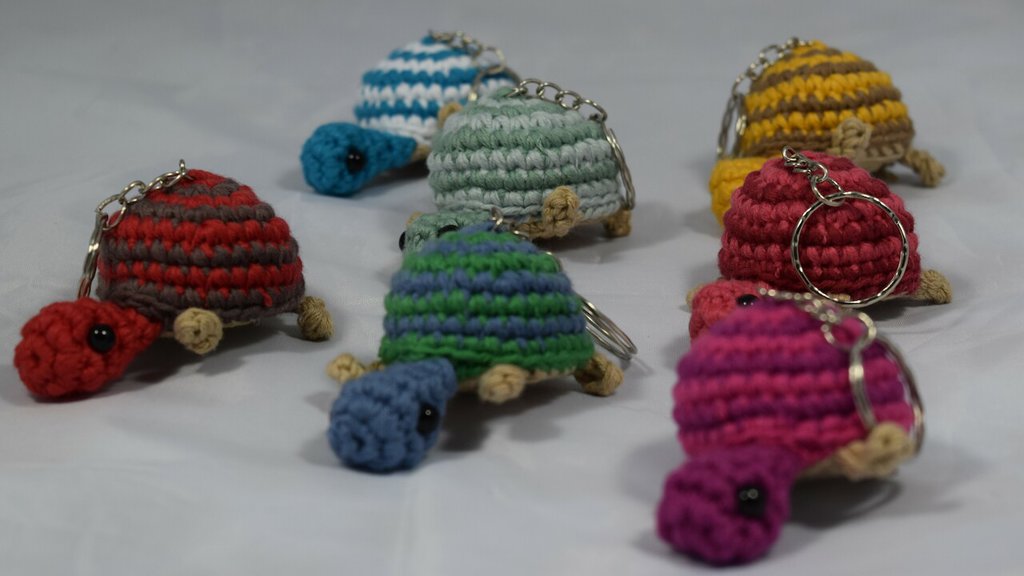 NBEADS 24 Segnapunti Uncinetto A Forma Di Tartaruga In Porcellana, Con Moschettone, Per Maglia, Cucito E Creazione Gioielli