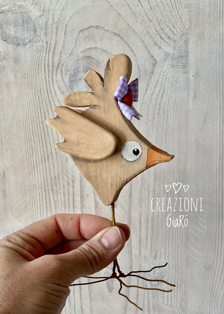 Set di 4 decorazioni da parete in legno in stile bohémien - Decorazione