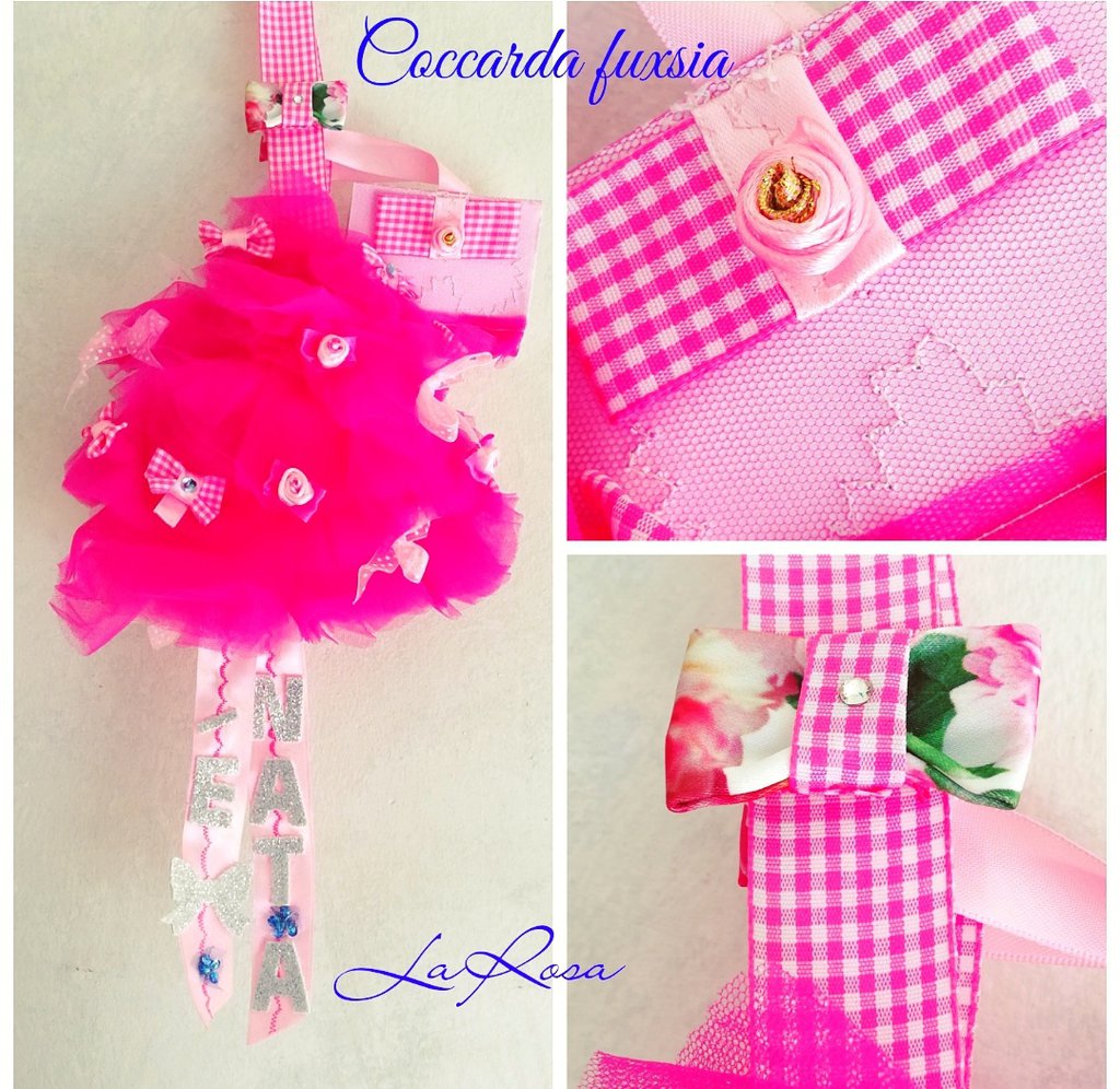 coccarda con tulle