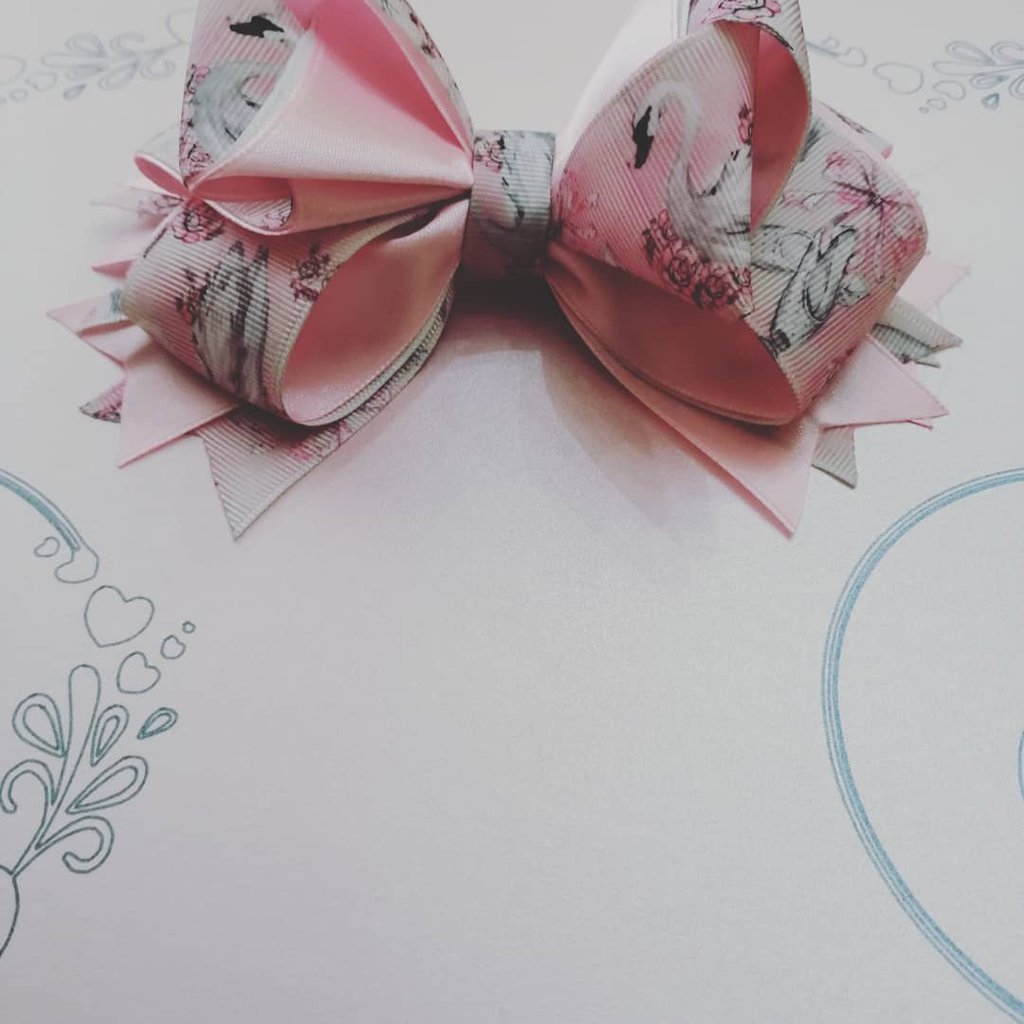 Fiocco Per Capelli In Satin 12,5 Cm - Medio, Per Bambine, Ragazze O