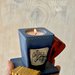 Porta candeline in legno  By Creazioni GiaRóⒸ