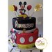 Kit compleanno torta Scenografica Nome 3d Topolino Unicornio lol surprise 