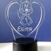 Lampada da tavolo 3D a led Minnie personalizzata con nome