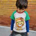 Cartamodello pdf t shirt manica raglan staccabile corta e lunga bambino